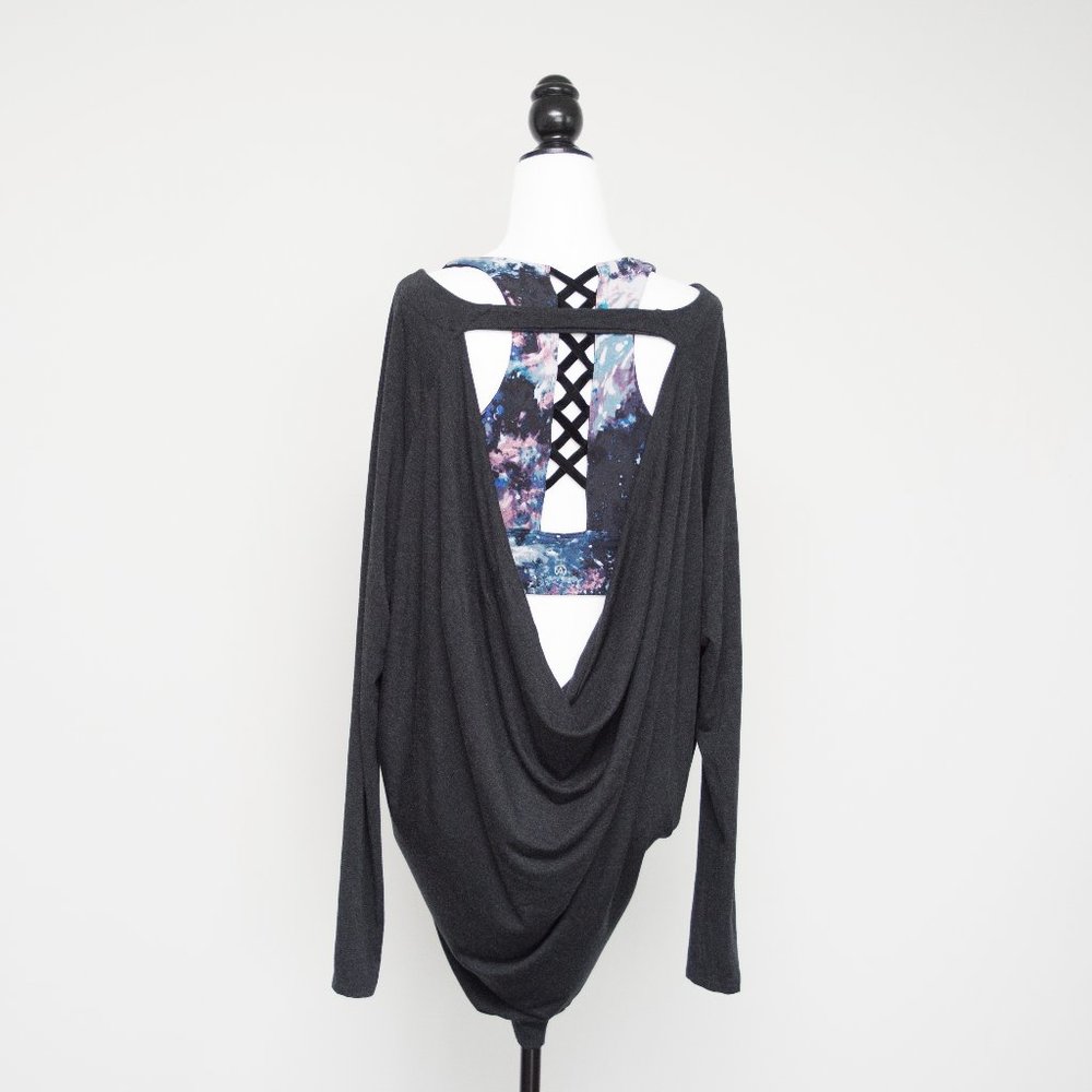 Aritzia Wilfred Super Soft Drape Back Shirt